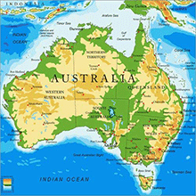 Map Australia