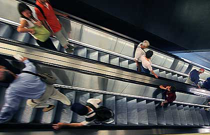 Tube Canary Wharf